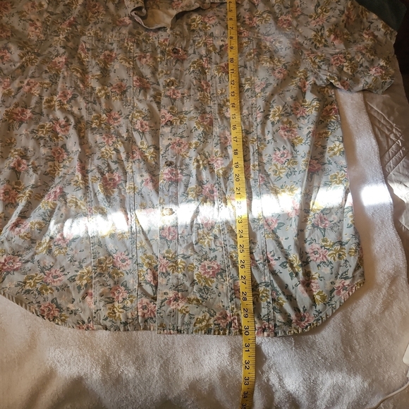 Venezia Plus Size 18/20 Floral Button Up Cotton Shirt Cottagecore Boho - Picture 4 of 7